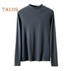 Women Bottoming Tops DE Velvet Self-Heating Thermal Top Half High Collar Long Sleeve Slim Fit Base Layer Shirt
