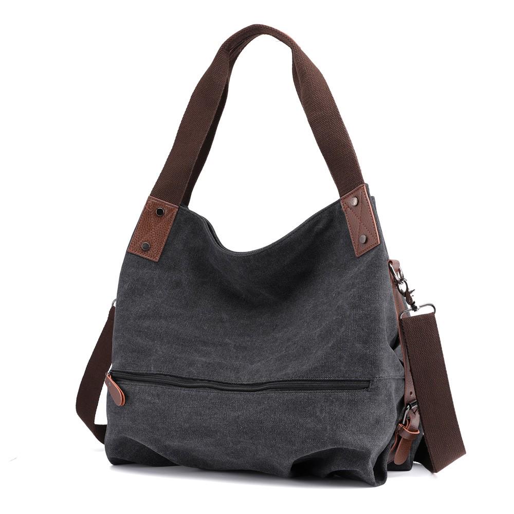 canvas over shoulder bolsa