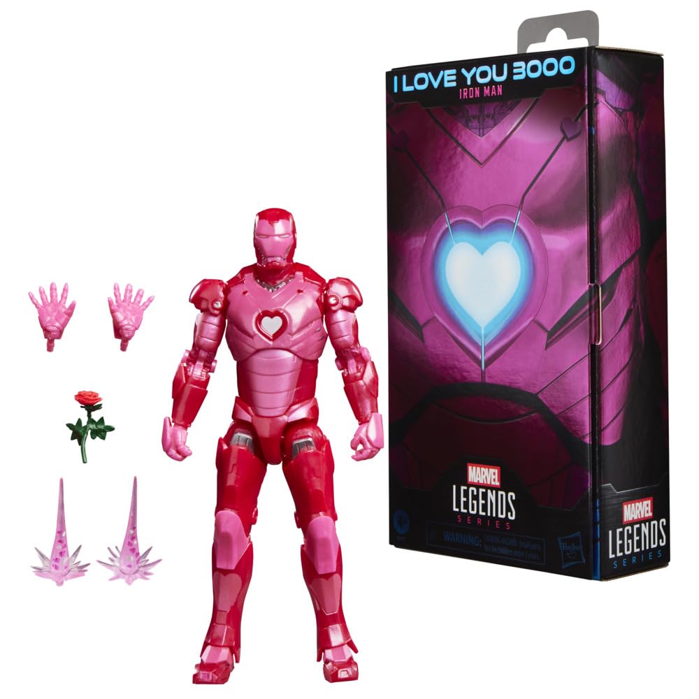 Hasbro MARVEL Legends Series Iron Man I Love You 3000 6-inch Collector's Action Figure Gift G2117 Authentic