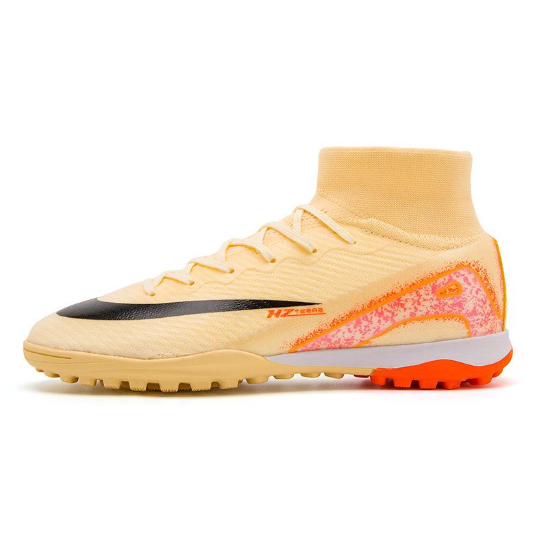 

World Cup high-top football shoes broken nails seamless fly-woven socks shoes men and women children nail training shoes 45