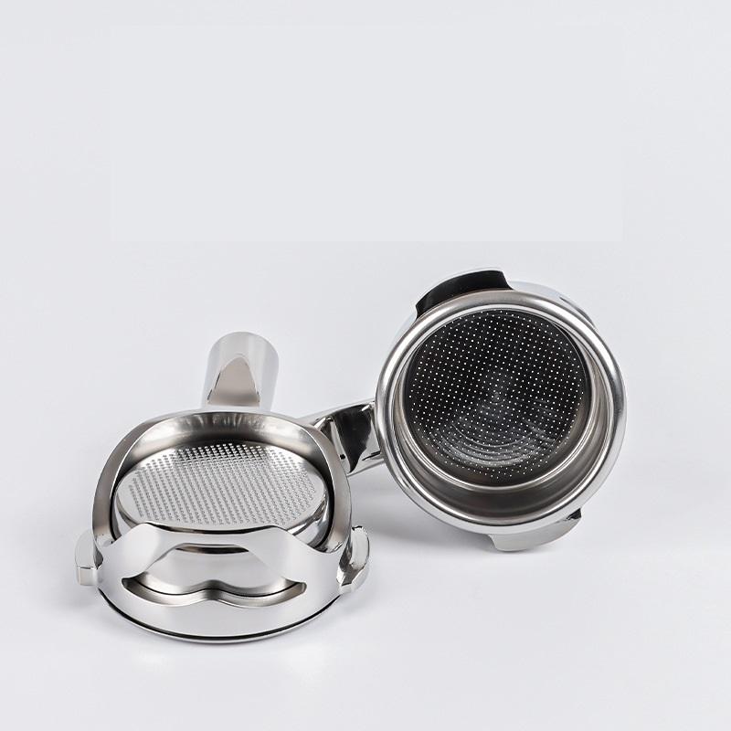 Stainless Steel Handle Bottomless Portafilter 304 Stainless Steel Aluminum Alloy Bottomless Coffee Handle Coffee Filter
