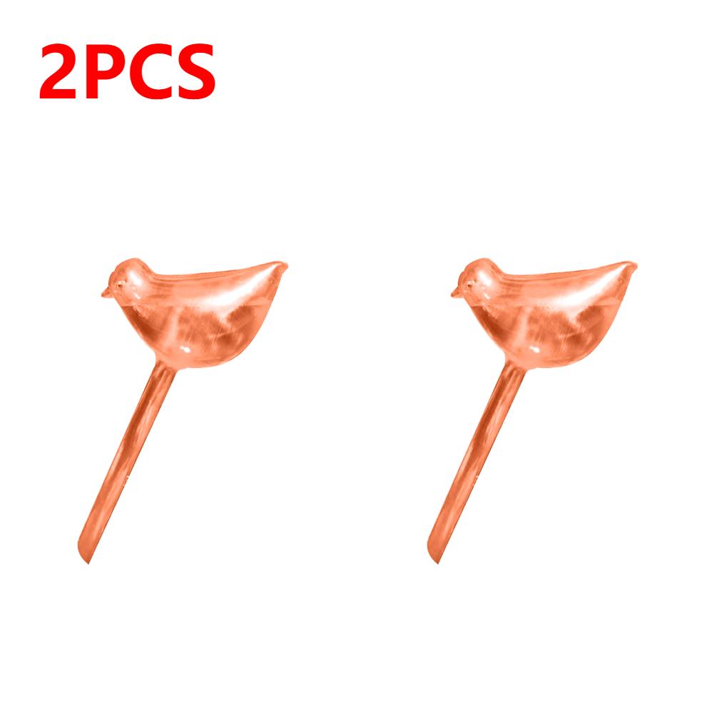 6-1Pc PVC Transparent Plants Watering Bulbs Bird Shape Automatic Drip Irrigation Self Watering Device Home Flower Waterer Bulbs