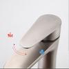 HYSTIC Stainless Steel Hot & Cold Bathroom Sink Faucet