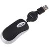 AEE4-Mini USB Wired Mouse Retractable Cable Tiny Small Mouse 1600 DPI Optical Compact Travel Mice For Windows 98 2000 XP Vista V