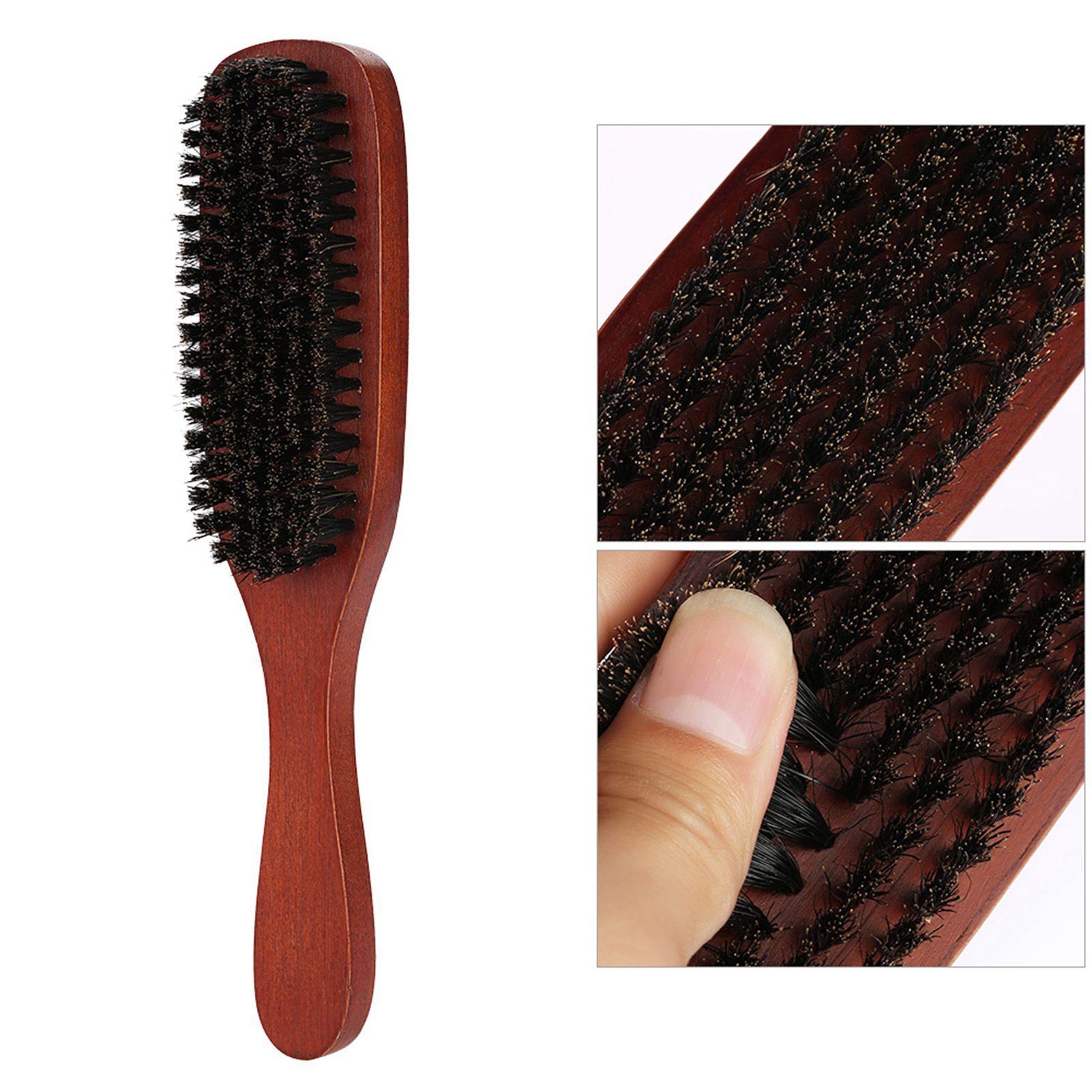 Men Professional Facial Shaving Beard Brush Mustache Cleaning Barber Salon Appliance Tool