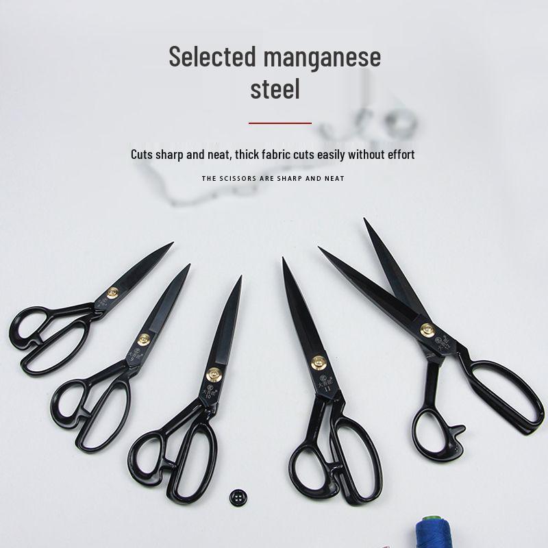 Professionelle Schneiderschere: 8-12 Zoll Edelstahl Stoff- und Kleidungsschneidewerkzeug