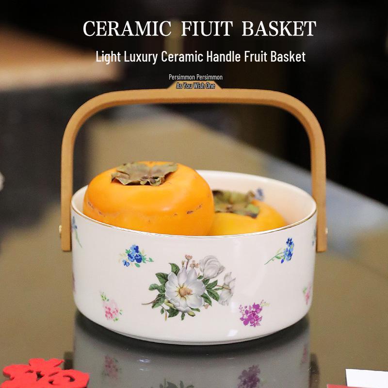 Ceramic Three-Tier Pastry Stand: English-European Style Fruit Bowl, Cake, Candy, and Snack Plate for Afternoon Tea.