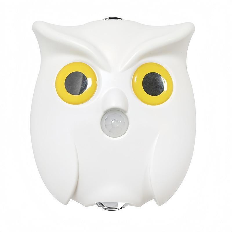 1Pc Intelligent Induction Owl Night Light Wiring-free Magnetic Suction Corridor Aisle Rechargeable Wall Lamp
