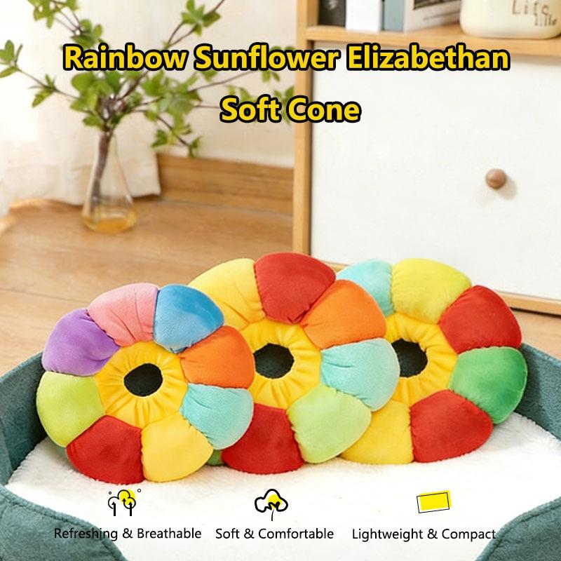 Adjustable Anti-Lick Collar for Dogs & Cats, Soft & Comfortable Elizabethan Collar, Scratch-proof Bite-proof Anti-slip Pet Cone