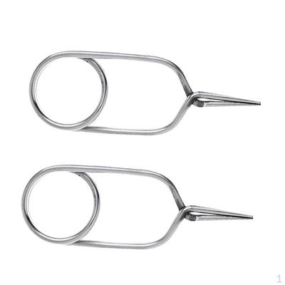 2 Pieces Fly Tying Hackle Pliers, Designed For Fishing Enthusiast Tackle