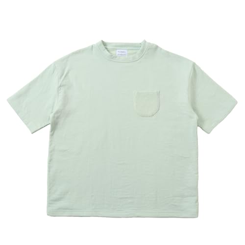 Honda Towel T-shirt, Imabari Towel, TOWEL products wear, ura pile backed, M size, Made in Japan, Mist Green