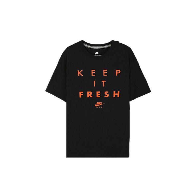 Nike T Shirts Men's Crew Neck Moderate Straight Fit CW4821-010