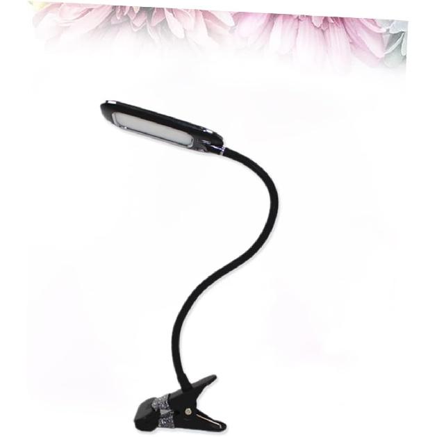 Homoyoyo Clip-on Lamp Led Book Light 3 Brightness Levels Flexible for Bed Reading Travel