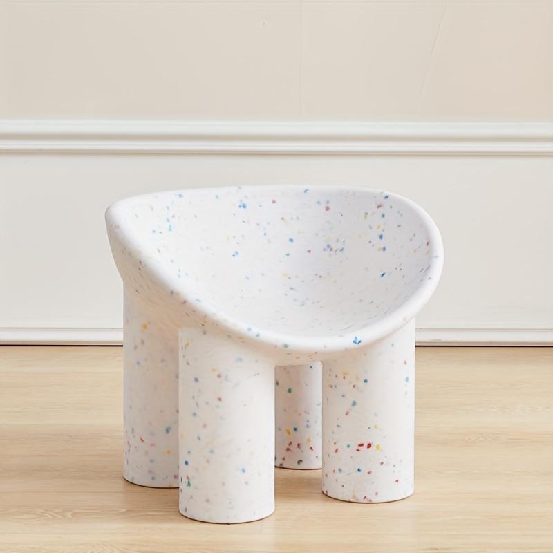 Пластиковый стул-слон в скандинавском стиле, прочный овальный пуф для отдыха, табурет для переобувания