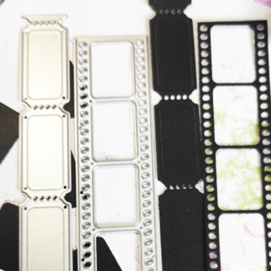 Ștanță de Tăiere Film Strip Model Bilet Ornamental Oțel Carbon Șabloane Paper Crafting Decor