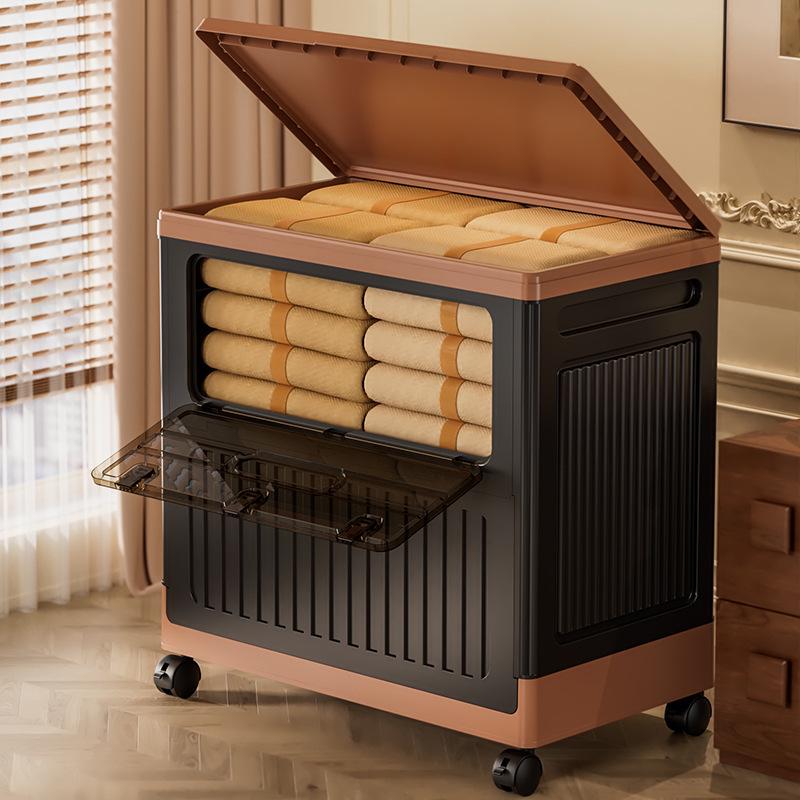 Oversized Flip-Top Storage Box: No Installation Required for Living Room Snacks and Kids' Toys