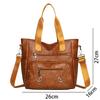 2026 New Large-capacity Soft Leather Fashi Shoulder Middle-aged Mother Bags Retro Simple PU High-end Portable Bag Sac A Main