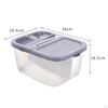 10L Transparent Rice Container Storage Bucket Kitchen Organization Crisper for Dry Food