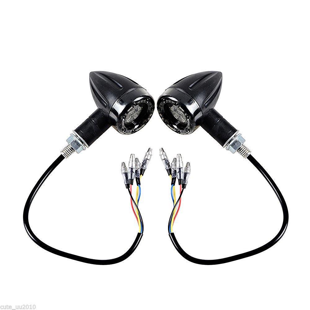 Buy 2*Universal Motorcycle Rear LED Indicator Lamp Turn Signal Brake ...