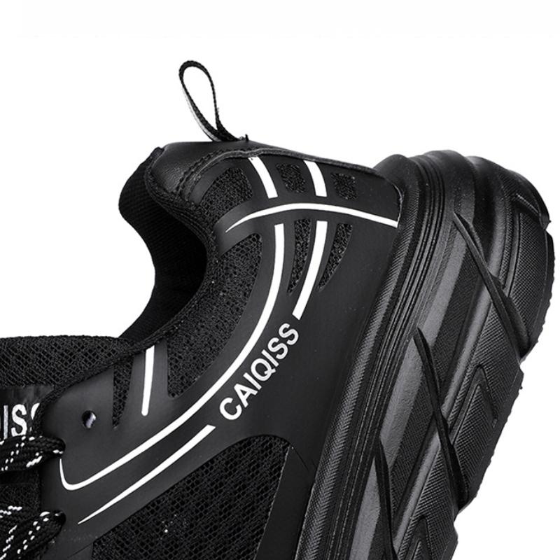 Large Size Four Seasons Couple Running Shoes Heightening Shoes Single Mesh Hollow Flyknit Breathable Casual Versatile Sports Shoes