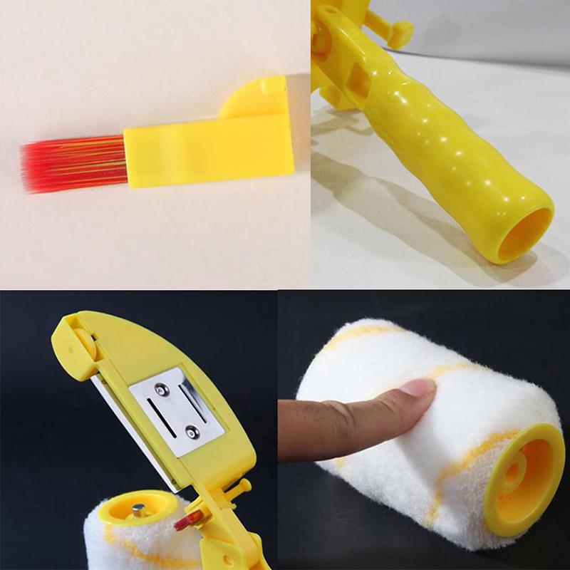 Clean-Cut Paint Edger Roller Brush Safe Tool For Home Room Wall Ceiling