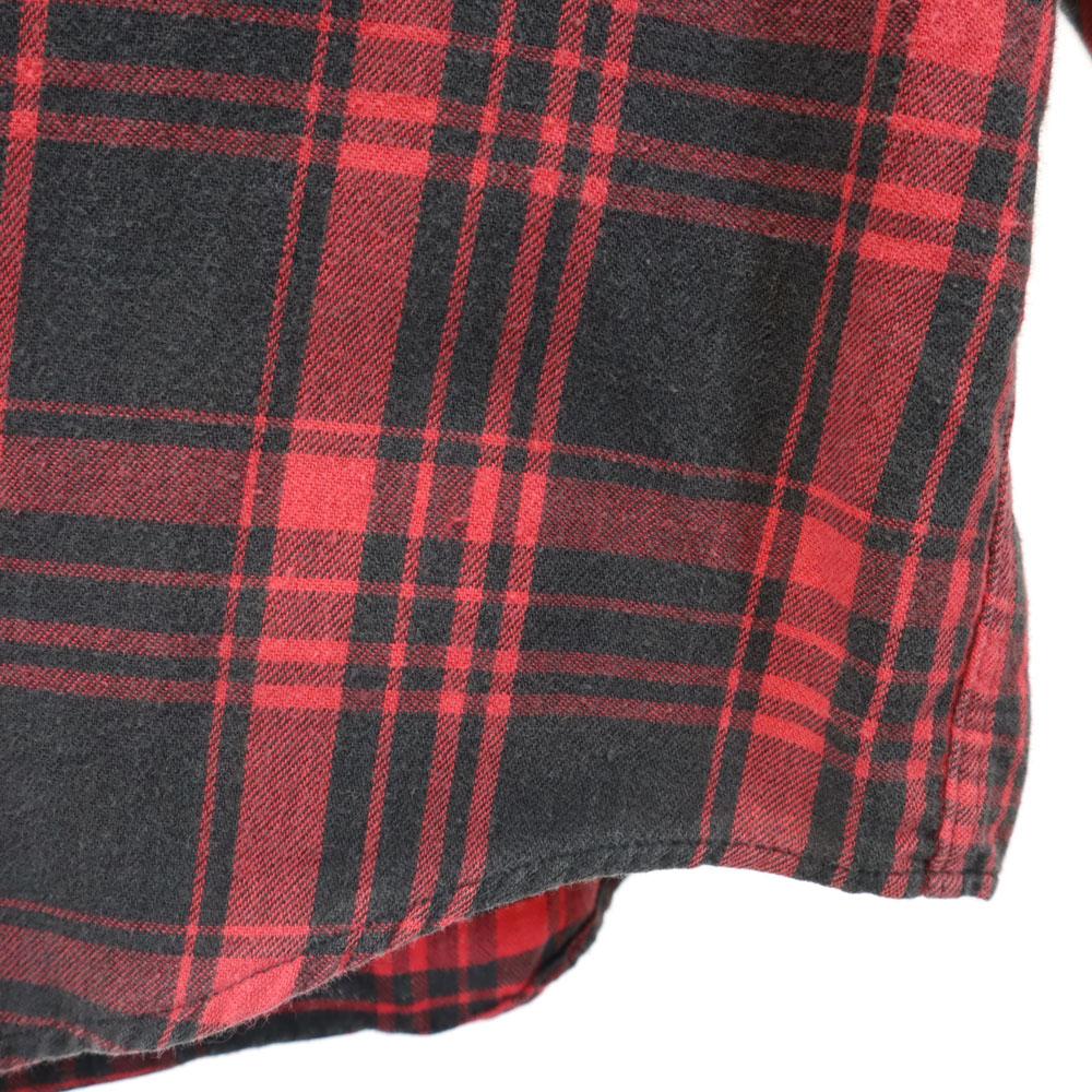 L.L.Bean 80s Outdoor Made in USA Vintage Check Pattern Long sleeve Button down shirt Women Used