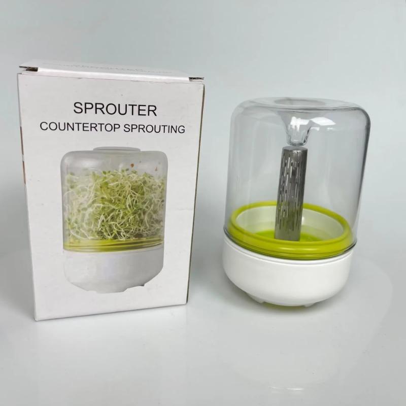 Countertop Sprouter Sprouts Growing Kit Reusable Household Kitchen Bean Plants Sprouting System Seeds Container Supplies