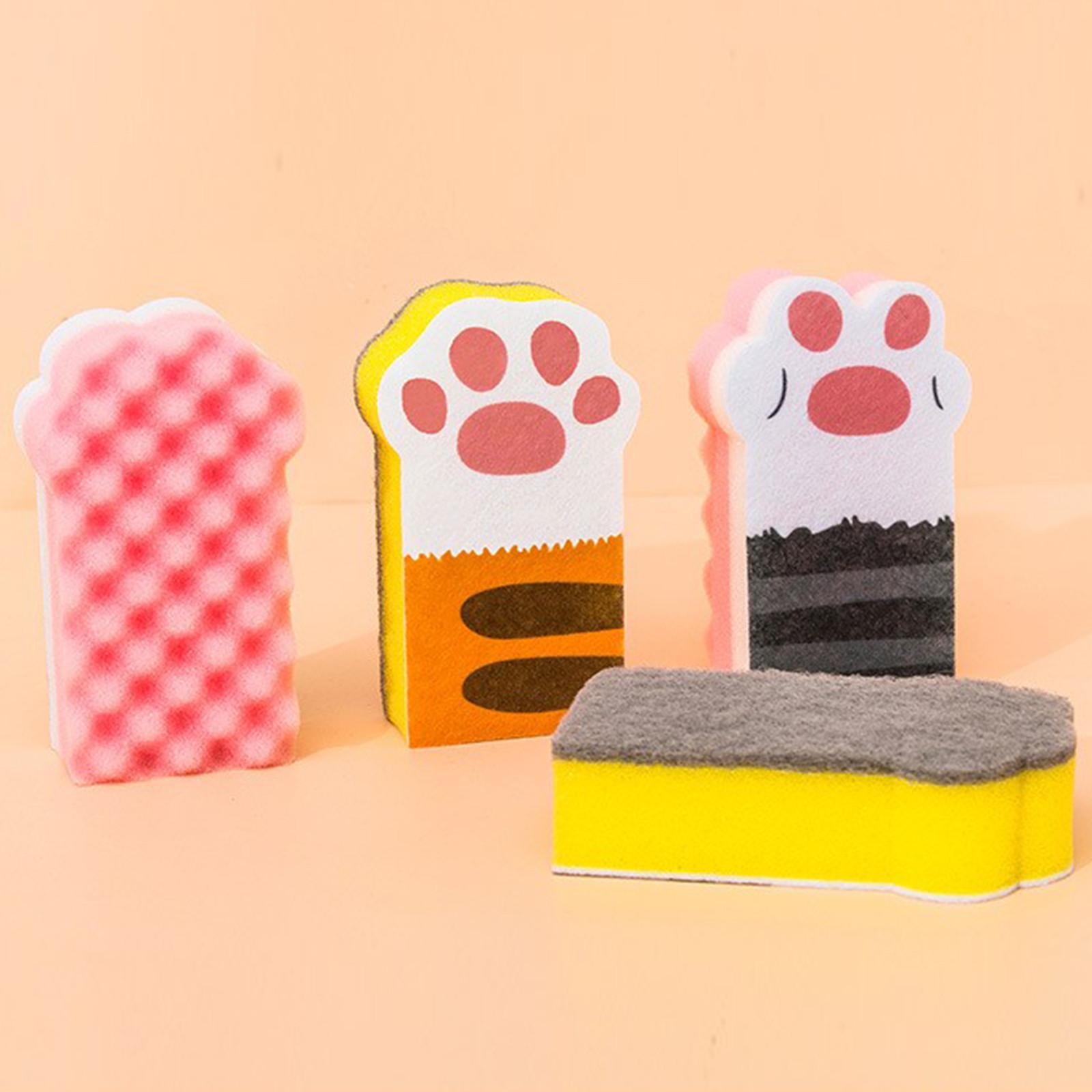 

Губка для чистки когтей — три упаковки бытовых кухонных принадлежностей — салфетки для мытья посуды и обезжиривания кастрюль