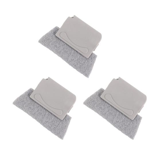 

3 шт. Щетка для чистки оконных пазов, двухсторонняя щель, эргономичная ручка, щетка для чистки оконных пазов, раздвижных дверей 3pcs