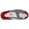 Air Jordan 4 Retro GS Bred Reimagined Kids Sneakers Black Fire-Red Cement-Grey FQ8213-006