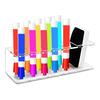 10 Slots Marker Pen Organizer Acrylic Wall Rack Stationery Hanger for Office and Classroom Teacher Whiteboard Supplies