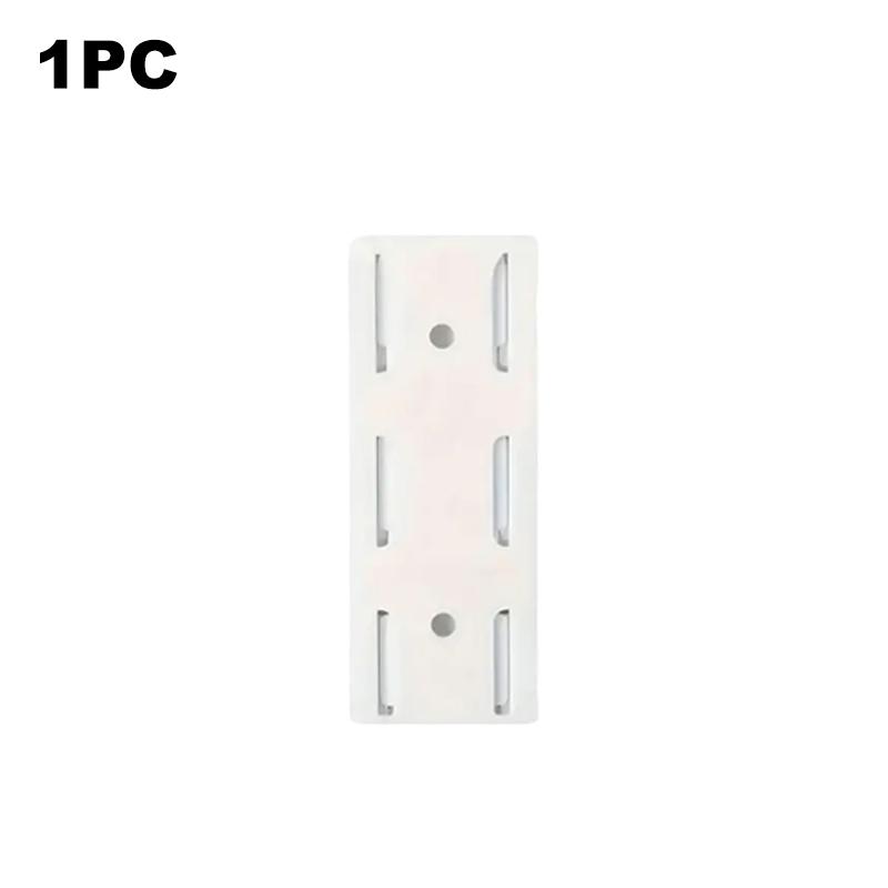 1-11pc Self-Adhesive Socket Fixer Hanging Power Strip Holder Wall Holder Cable Fixator Removable Office Household Organizer