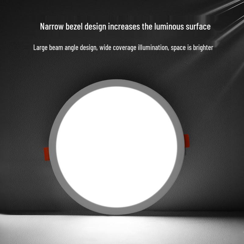 Ultra-Thin Adjustable LED Downlight, 6W/8W/15W/20W, Round Recessed 3-inch/4-inch/6-inch