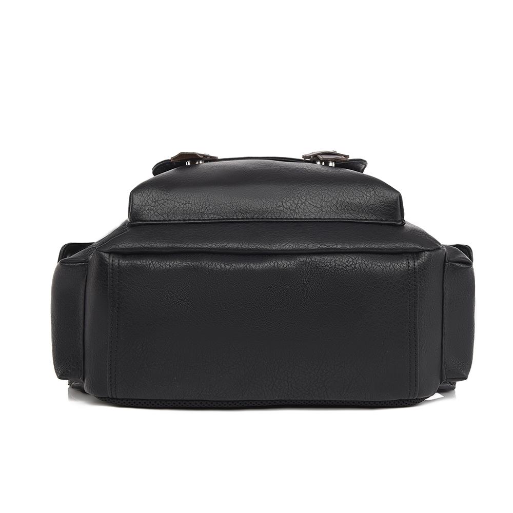 Large Capacity Men's Backpack Multi-Function PU Backpack Travel Computer Bag Women Backpack
