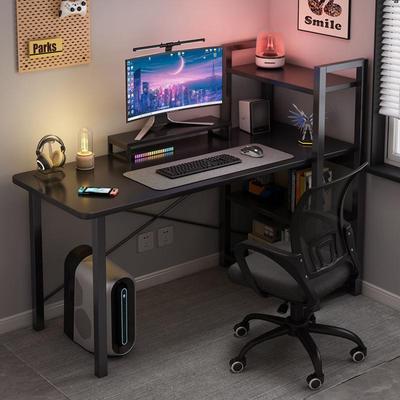 Multifunctional Corner Desk with Bookshelf - Perfect for Home Office or Bedroom