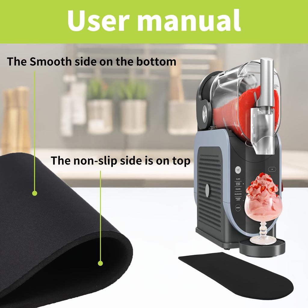 1pc Sliding Pad for Ninja Slushie Machine - Easily Slide Drink Maker on Table- Slider Mat for Ninja Slushie Machine Accessories