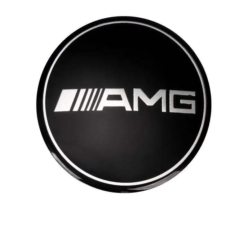 2025 Hot For Mercedes Benz 4PCS 75mm Car Wheel Center Hub Caps Cover for Mercedes Benz B/C/E/S Class A Class C200L GLC GLK CLA W