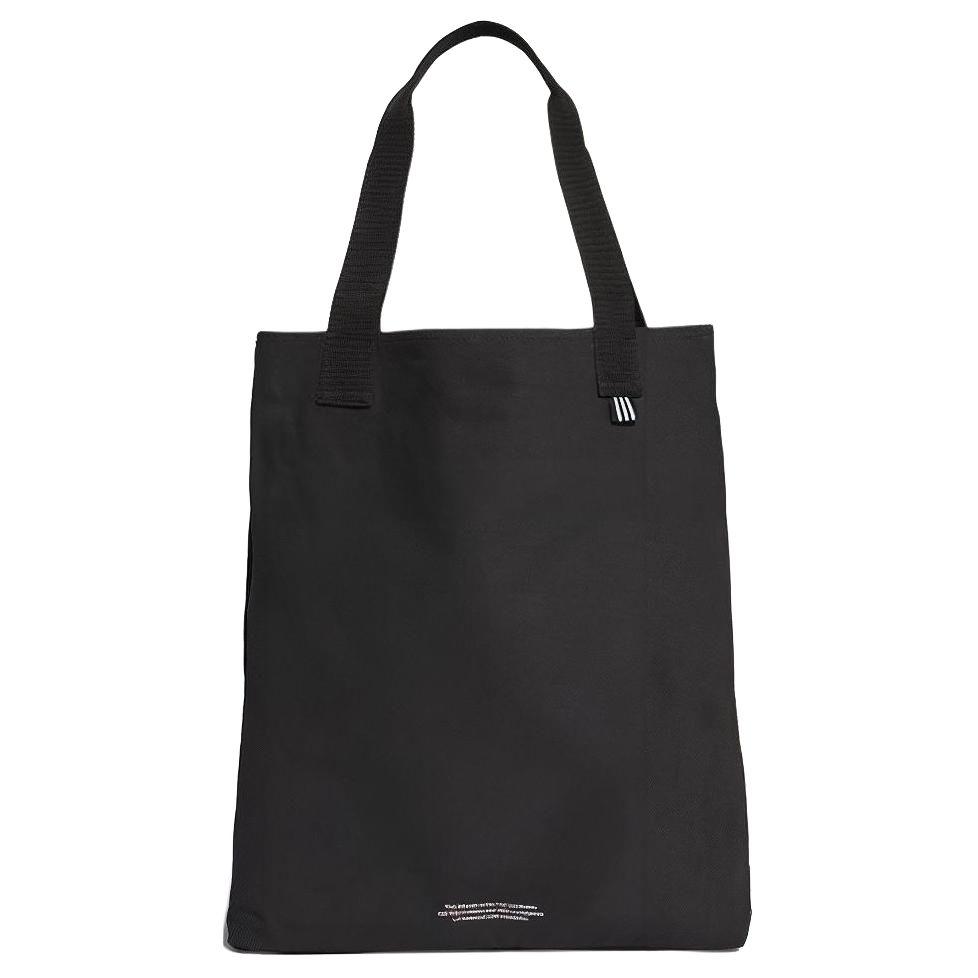 New Adidas Originals Cotton Tote Bag, Shopping Bag, Shoulder Bag, Handbag Regular Unisex Black EI7400