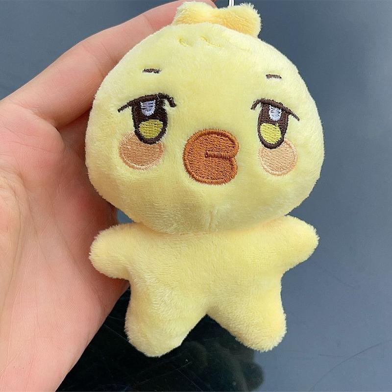 ATEEZ Seonghwa Hongjoong Plush Keyrings Cartoon Pop Up ANITEEZ Yunho Yeosang San Mingi Figures Keychains Bag Pendants