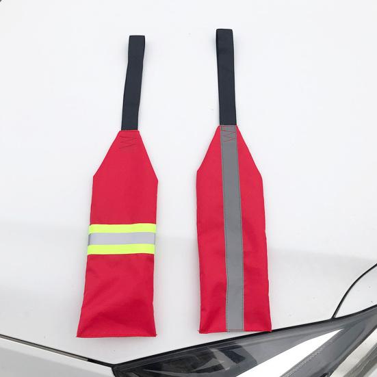 Kayak Tail Flag Reflective Waterproof Strong Toughness Reminder Oxford Fabric Highly Visible Kayak Safety Flag Safety Equipment