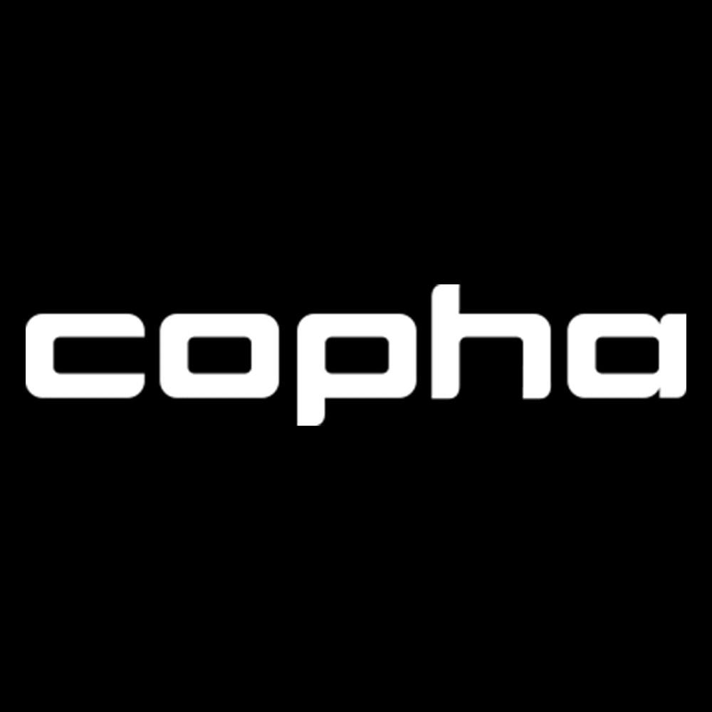 Copha KULT Rally Men's Dress Watch Day-Date Waterproof Quartz Lightweight White Dial Black Leather Strap