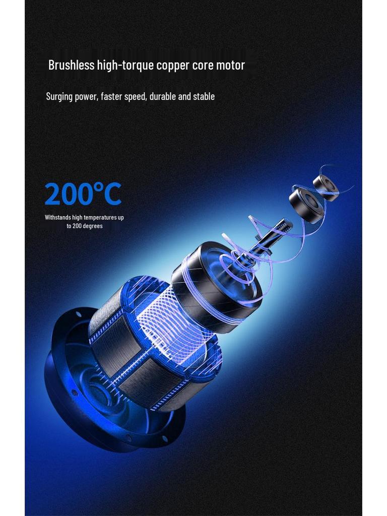 16.8V High Power Brushless Electric Screwdriver with 10mm Metal Ratchet