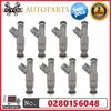 6/8 Stück Einspritzdüsen 0280156048 1W7E-A5A für Ford Mercury Lincoln 4.6L 2001-2004 Jeep Cherokee Wrangler TJ 4.0L 2001-2002
