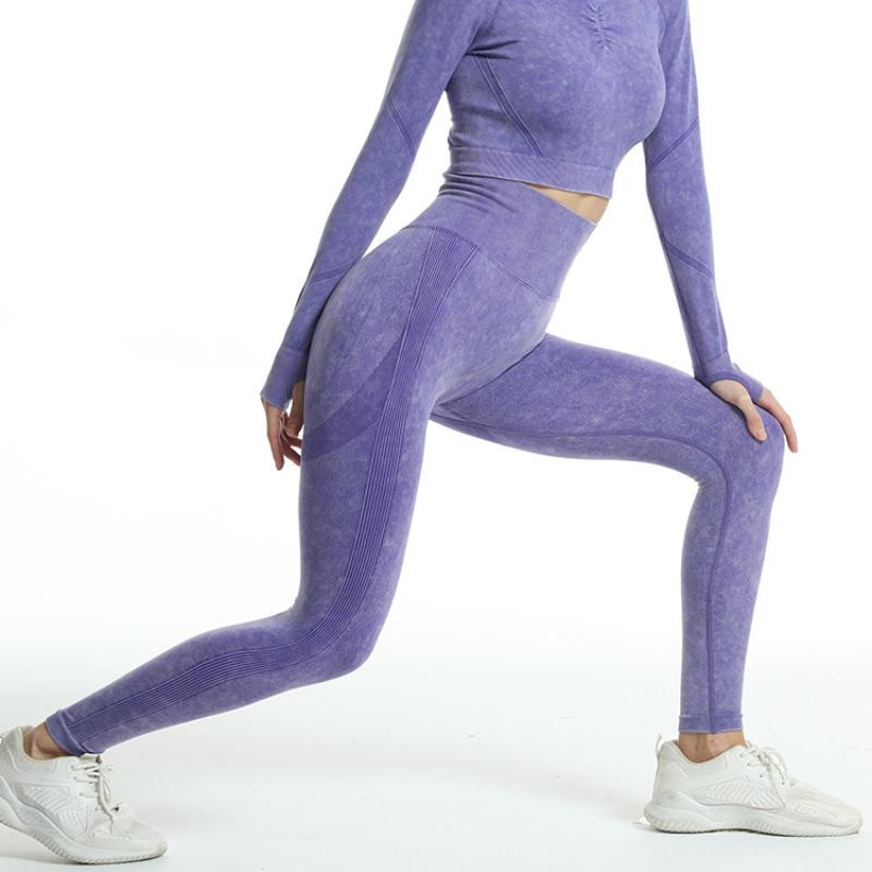 Fashion High Waist Fitness Yoga Leggings Pants for Women Running Sports Seamless Yoga Trousers Ladies Peach Hip Tight Slim Casual Woman Leggings 25603