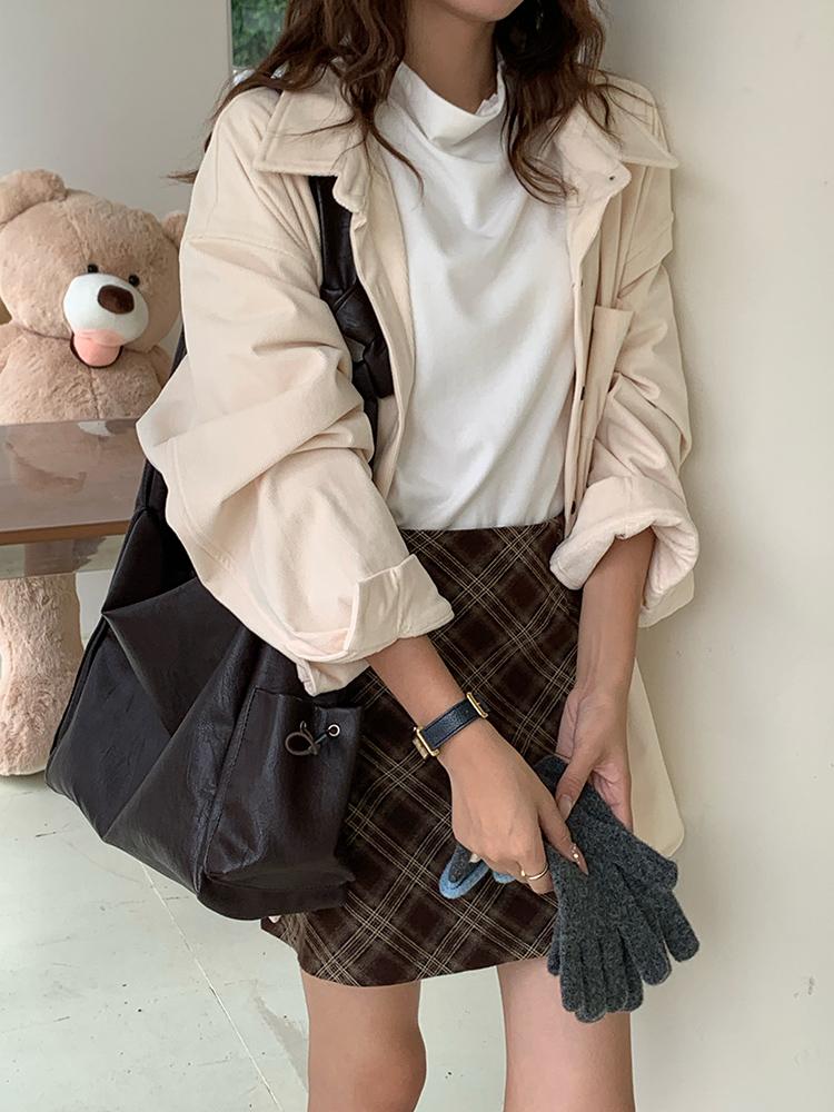 Soft PU Leather Women's Shoulder Bags Vintage Knotted Strap Crossbody Bag Simple Casual Large Capacity Female Work Tote Handbags