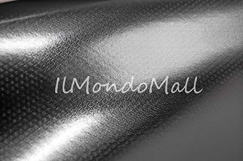 Ilmondomall Tape-type Real Carbon Sheet 3D Pattern Black Step Bumper Protection Racing Stripe with Release Paper (3D Black, 5cm X 6.5m)