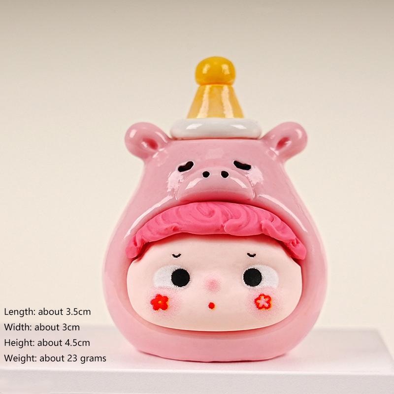 4Cm Circus Macaron Color Anime Figure Surrounding Model Ornaments Cute Desktop Decoration Ornaments Children'S Gift