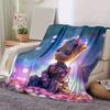 1pc Groot Printing Blanket - Soft, All-Season Throw for Office Blanket, Personalized Gift with Adorable Cartoon Design