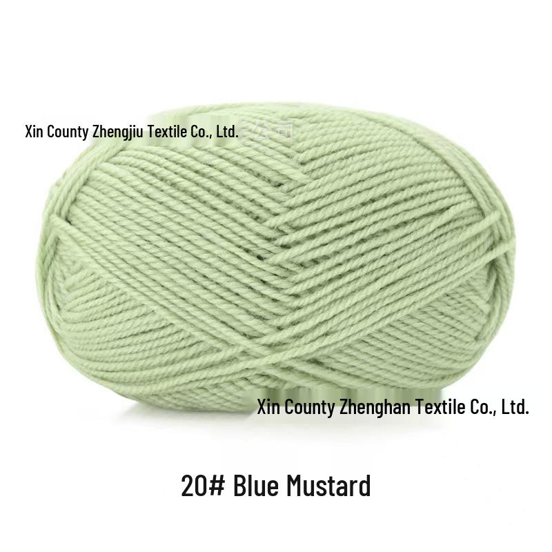 Snowy Velvet 3-Ply Medium Thick Yarn Kit: Knitting Needles, Scarf, Sweater, Baby Yarn, Crochet, DIY Material.