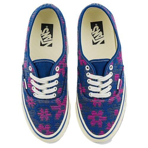 Vans Premium LX Authentic 44 Low Top Canvas Shoes Unisex Blue Pink - VN000D5K7WM